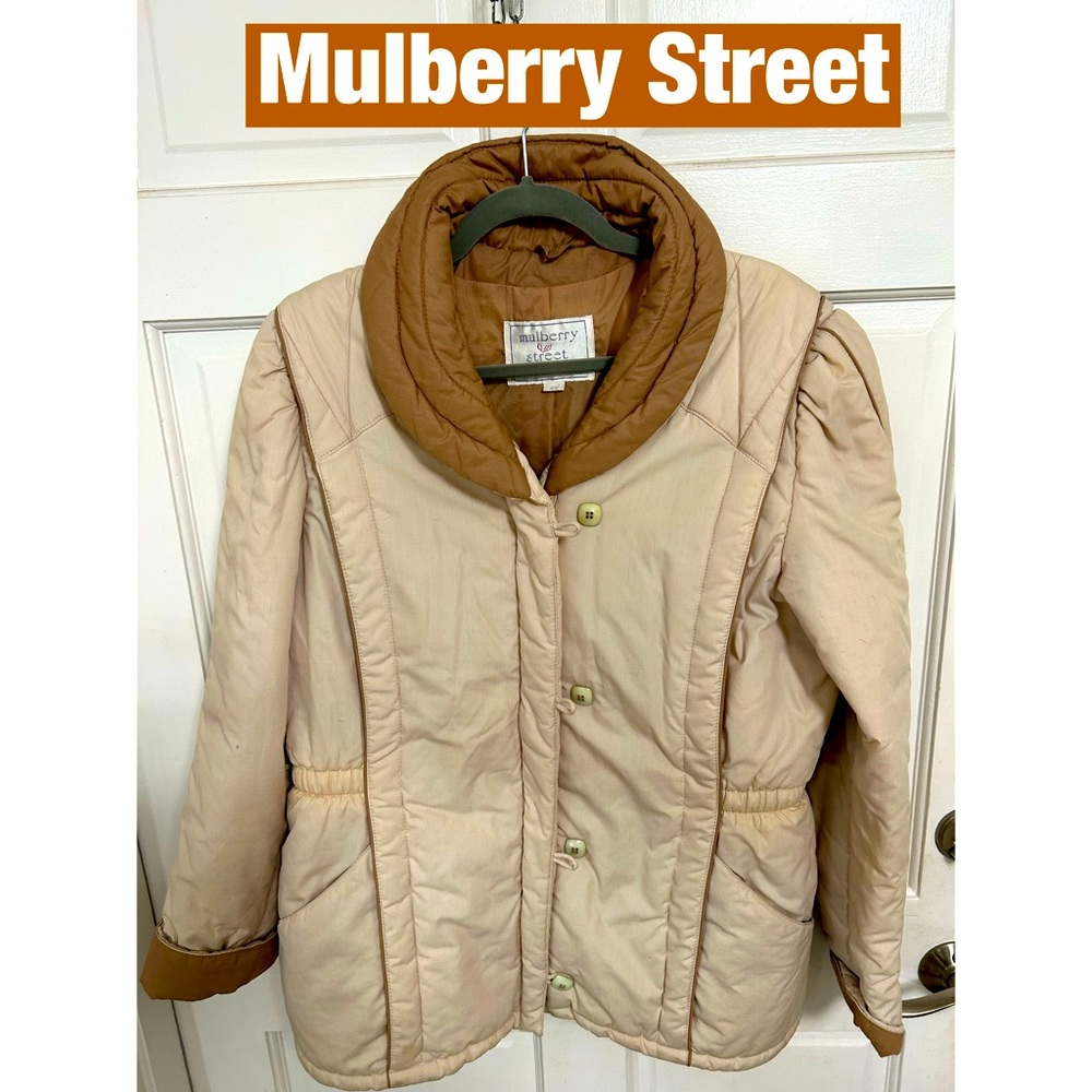 Mulberry Street vintage quilted jacket Sz 13